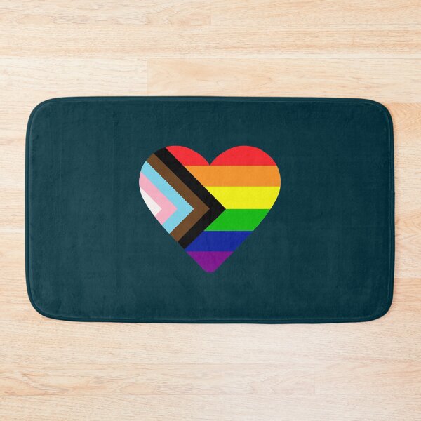 Item preview, Progress Pride Flag Heart   designed and sold by arnulffodurfee.