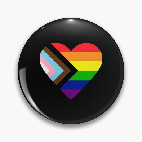 Item preview, Progress Pride Flag Heart   designed and sold by arnulffodurfee.