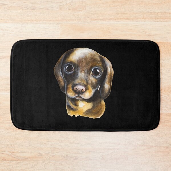 Item preview, Cute dachshund puppy watercolour painting designed and sold by Funsize-Art.