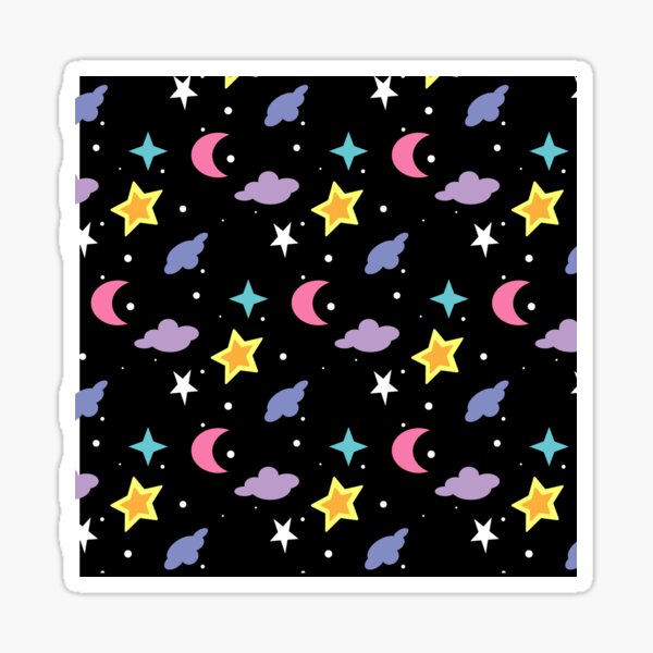Niedlicher Sternen-Anime-Druck Sticker