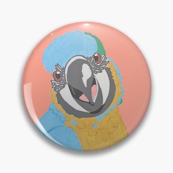 Item preview, Happy Macaw designed and sold by regalbeaglearts.