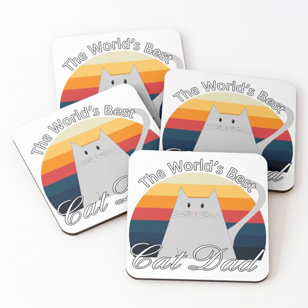 Item preview, The World's Best Cat Dad designed and sold by Geek-Cat2000.