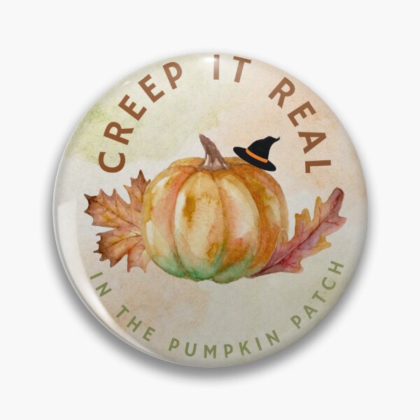 Item preview, Creep It Real in the Pumpkin Patch - Fall and Halloween Art designed and sold by BallenArtistry.