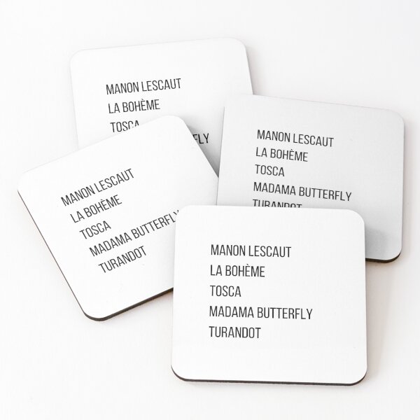 Item preview, Puccini Operas designed and sold by The Justice Edit.