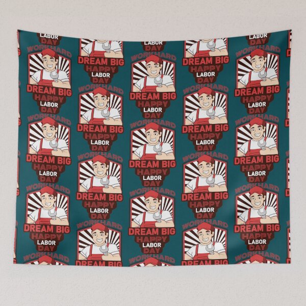 Item preview, Work hard Dream Big Labor day    designed and sold by arnulffodurfee.