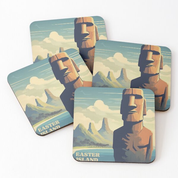 Item preview, Easter island chill Moai designed and sold by adamcr.