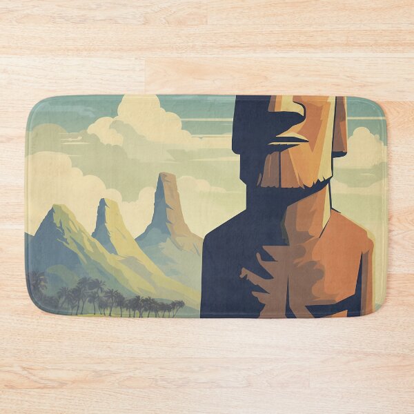 Item preview, Easter island chill Moai designed and sold by adamcr.