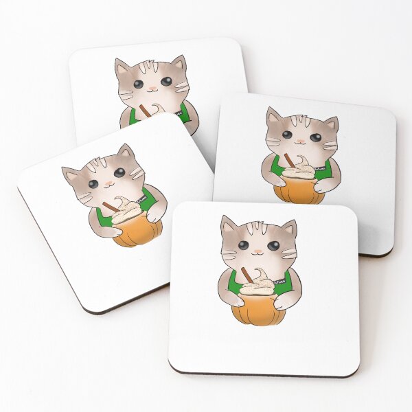 Item preview, Pumpkin Spice Cat Barista designed and sold by Design-by-becky.