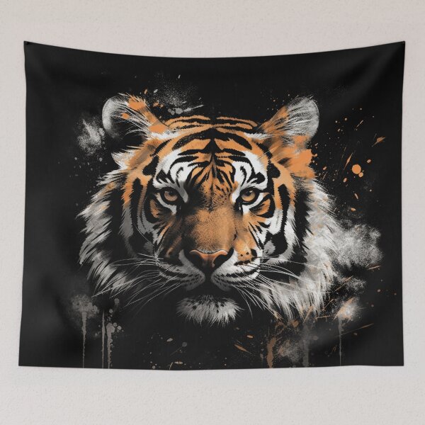 Item preview, A Distressed Street Art Bengal Tiger designed and sold by GVRDesign.