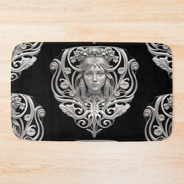 Item preview, Art Nouveau Queen Vintage Art Alphonse Mucha inspired designed and sold by artelligens.
