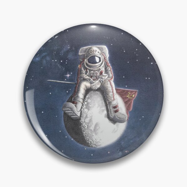 Item preview, The lonely cosmonaut designed and sold by HSillustrator.