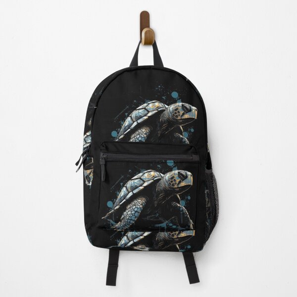 Item preview, A Street Art Distressed Tortoise Sea Turtle designed and sold by GVRDesign.