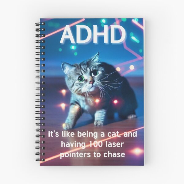 Item preview, ADHD - Cat Confusion... designed and sold by MagpieMoore.