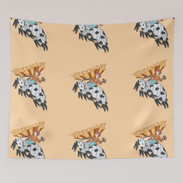 Item preview, Cowboy riding a dairy cow isopod designed and sold by DigitalDotrix.
