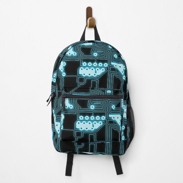Item preview, Blue and Black All Over Circuit Board Pattern designed and sold by ToadsWorkshop.