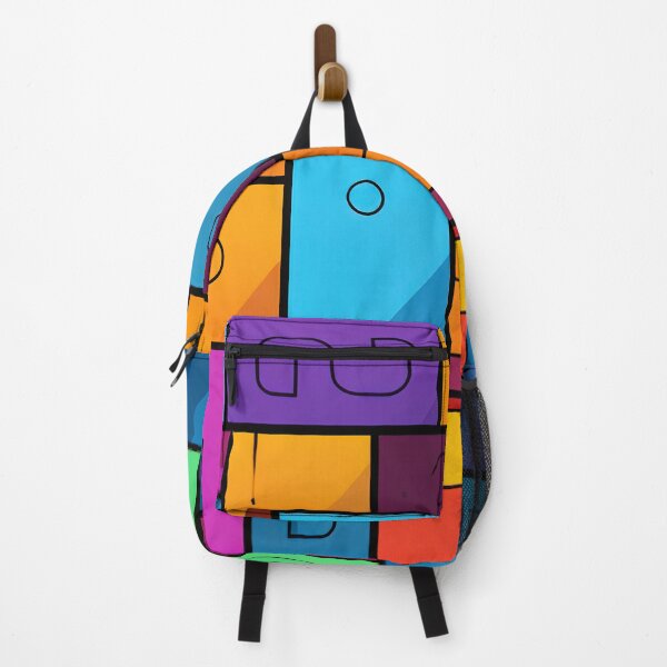 Item preview, Geometric Multicolored Squares and Rectangles Pattern designed and sold by Lamarcy.