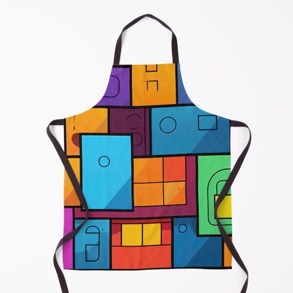Item preview, Geometric Multicolored Squares and Rectangles Pattern designed and sold by Lamarcy.