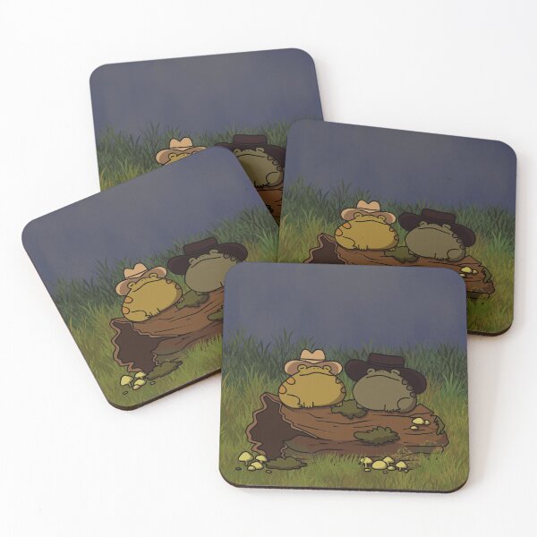 Item preview, toads in hats designed and sold by cocervuse.