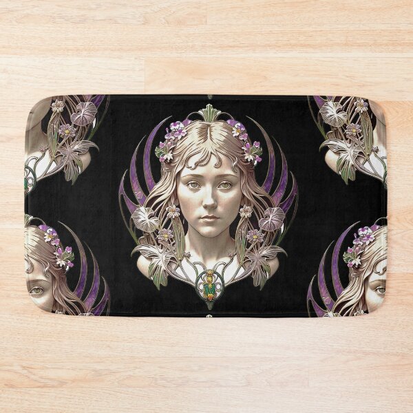 Item preview, Art Nouveau Queen Vintage Art Alphonse Mucha inspired designed and sold by artelligens.