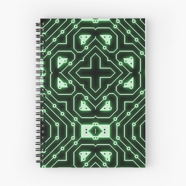 Item preview, Green and Black All Over Circuit Board Pattern designed and sold by ToadsWorkshop.