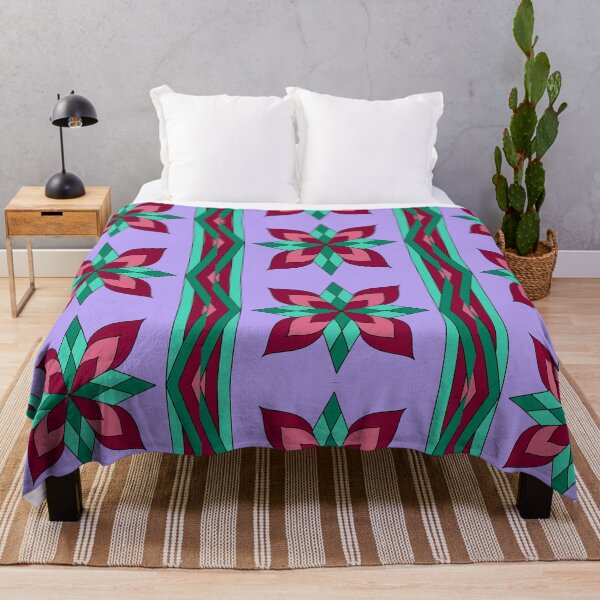 Item preview, Floral quilt by Niibidoon designed and sold by Niibidoon.
