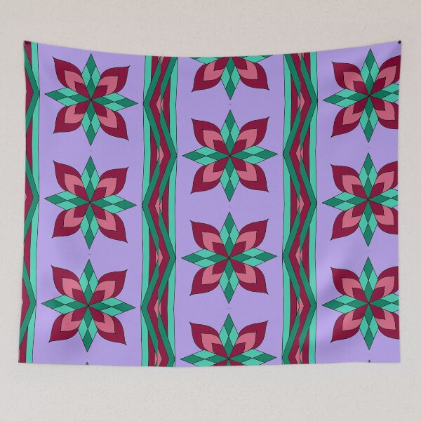 Item preview, Floral quilt by Niibidoon designed and sold by Niibidoon.