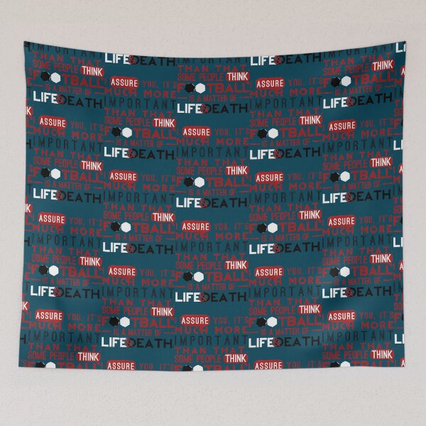 Item preview, Football is a Matter of Life and Death designed and sold by fatumajjowers.