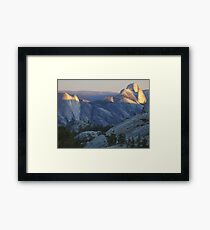 Evening Sunlight, Olmsted Point Framed Print