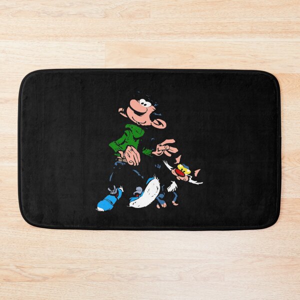 Item preview, Gaston Lagaffe Movie Cartoon Color Big Ben walking with cat  designed and sold by TIMOTANKLIN12.