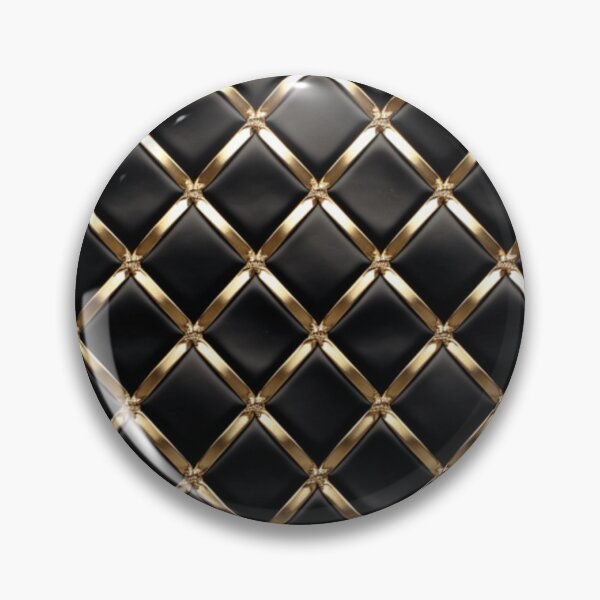 Item preview, black and gold chain link pattern designed and sold by DanieWoods.