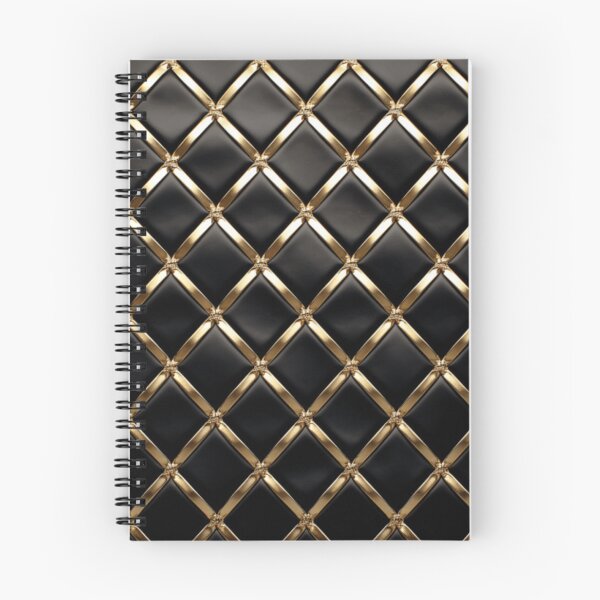 Item preview, black and gold chain link pattern designed and sold by DanieWoods.