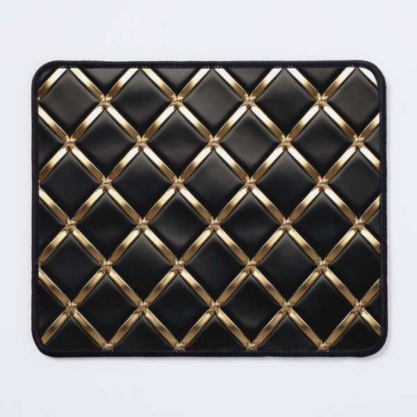 Item preview, black and gold chain link pattern designed and sold by DanieWoods.