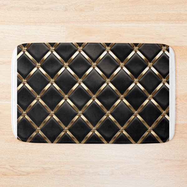 Item preview, black and gold chain link pattern designed and sold by DanieWoods.