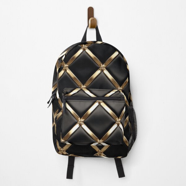 Item preview, black and gold chain link pattern designed and sold by DanieWoods.