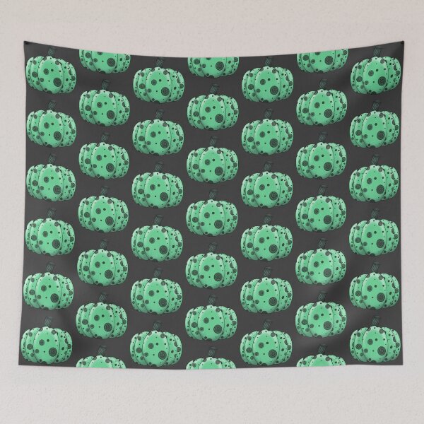 Item preview, Spiral & Dot Pumpkin in Green designed and sold by lezell.