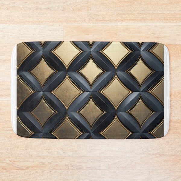 Item preview, black and gold chain link pattern designed and sold by DanieWoods.