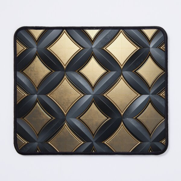 Item preview, black and gold chain link pattern designed and sold by DanieWoods.