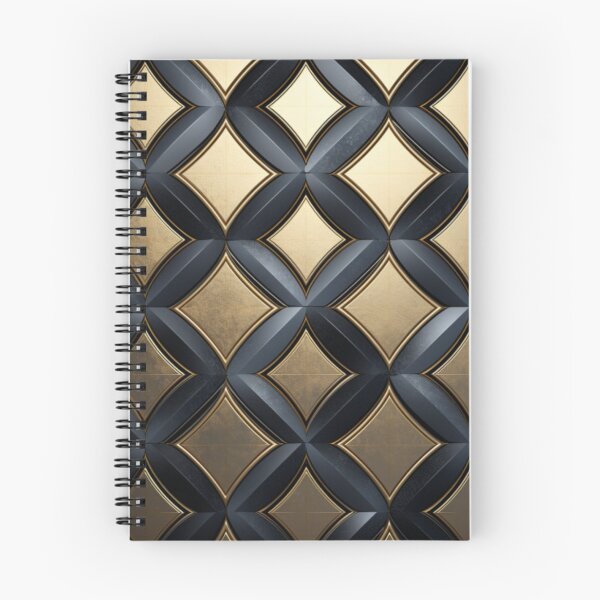 Item preview, black and gold chain link pattern designed and sold by DanieWoods.