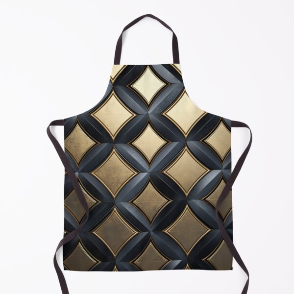 Item preview, black and gold chain link pattern designed and sold by DanieWoods.