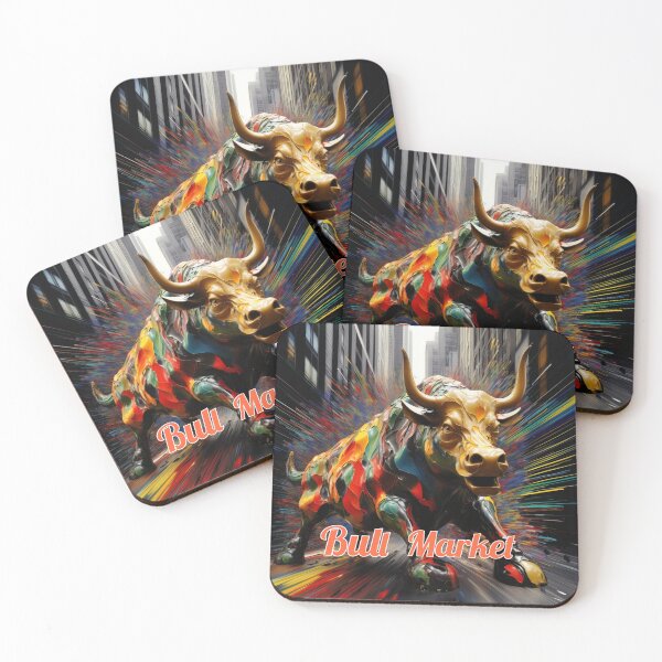 Item preview, Bull Market Art, Modern Art,  designed and sold by abundancevibes.