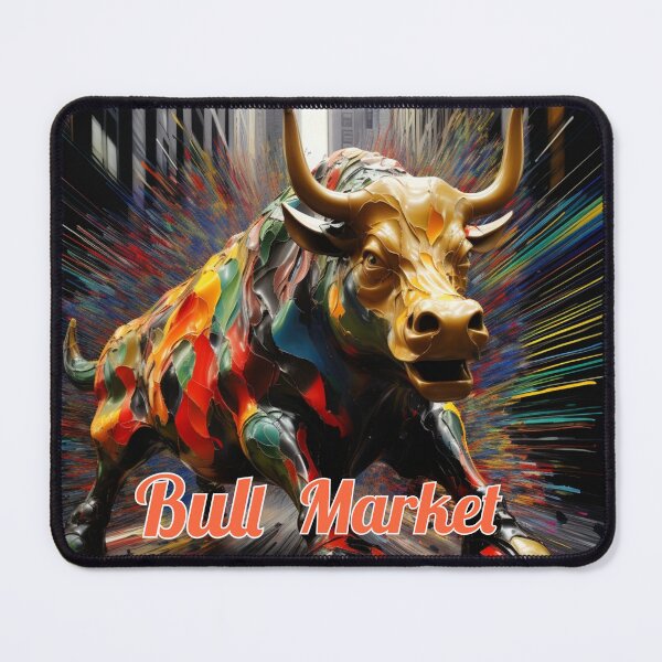 Item preview, Bull Market Art, Modern Art, designed and sold by abundancevibes.