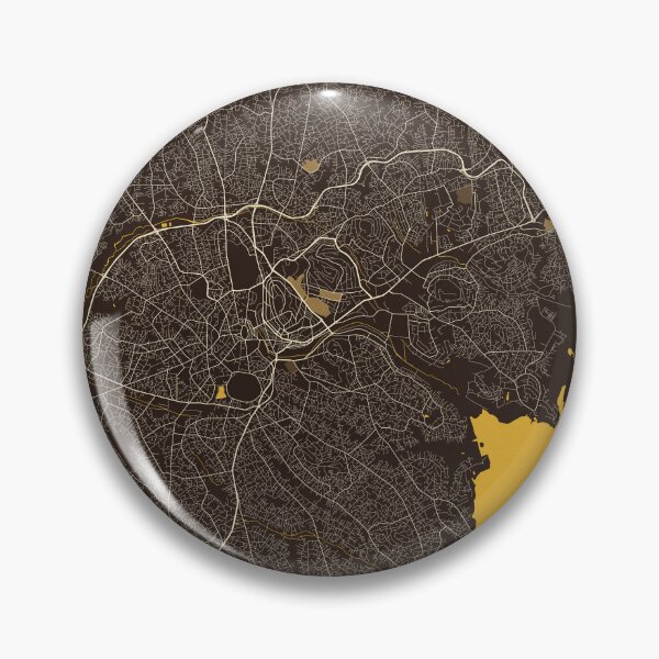 Item preview, Kampala City Map of Uganda - Pastel designed and sold by deMAP.
