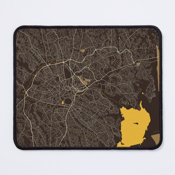 Item preview, Kampala City Map of Uganda - Pastel designed and sold by deMAP.