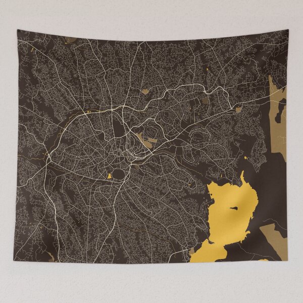 Item preview, Kampala City Map of Uganda - Pastel designed and sold by deMAP.