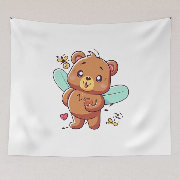 Item preview, Love Cute Bear designed and sold by SabyDigitalArt.