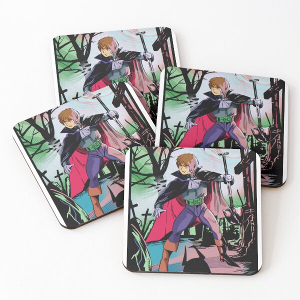 Item preview, Amuro Ray Mobile Suit Gundam Vampire Halloween Spooky Print designed and sold by MadAnglerPress.