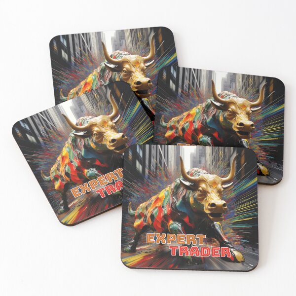 Item preview, bull trader trading expert Art, Modern Art, 001 designed and sold by abundancevibes.