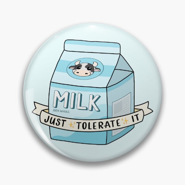Item preview, Just Tolerate It Lactose Intolerance Sticker designed and sold by Joelle Krueger.