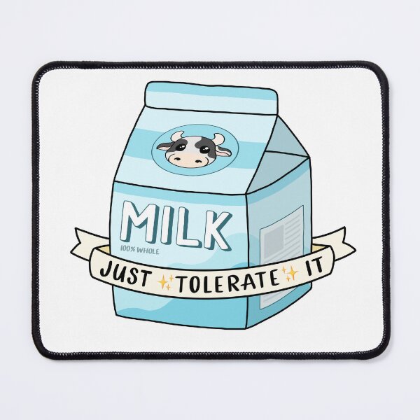 Item preview, Just Tolerate It Lactose Intolerance Sticker designed and sold by Joelle Krueger.