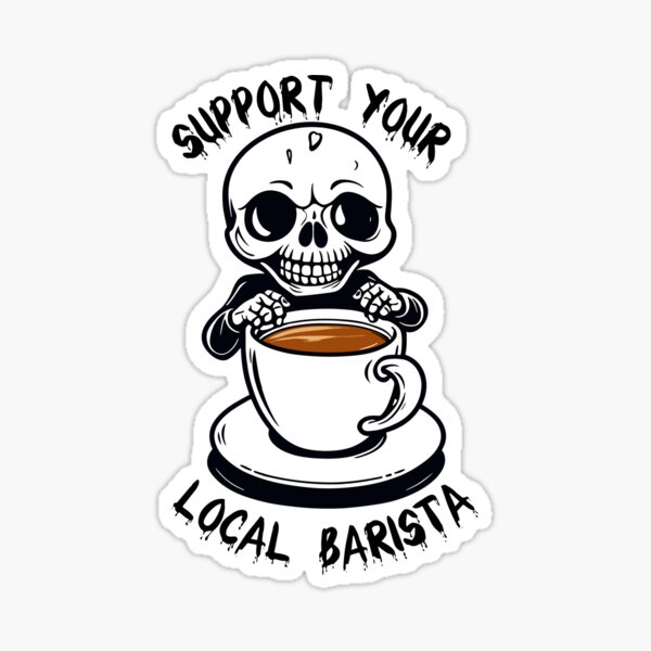 Item preview, Support Your Local Barista - Coffee Shop Gift designed and sold by tinytwist.